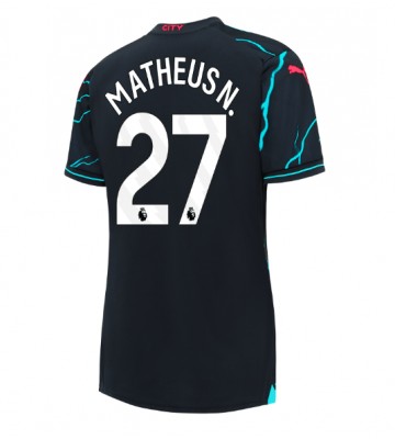 Manchester City Matheus Nunes #27 Tredje Tröja Dam 2023-24 Kortärmad